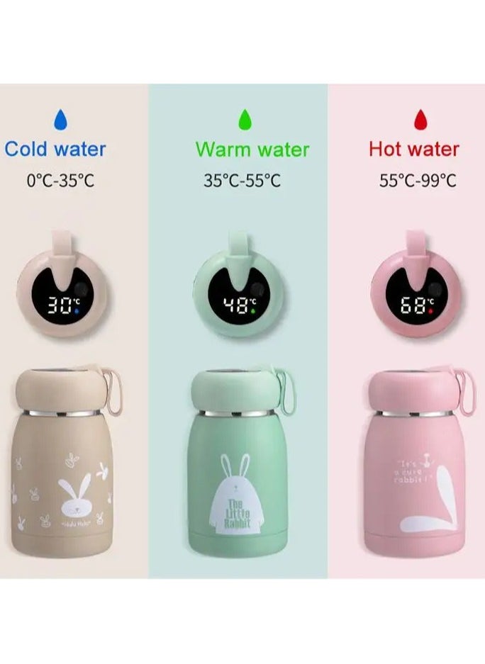 Generic - Vacuum Cup, Stainless Steel Steel Lightweight Portable Thermos with Temperature Display Stainless Steel Thermal Filter Coffee Tea, Vacuum Cup, Kids Water Bottle for Travel Home, School Office - Image 1