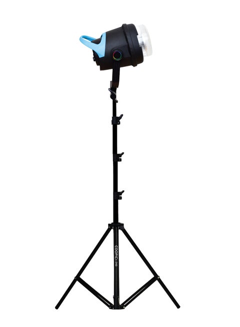 COOPIC IMAX 160PRO 80W Bi-Color Professional LED Video Light, Adjustable 2700K–5600K, High CRI, Infrared Remote Control, 240cm Light Stand, Continuous Lighting for Photo & Video Photography