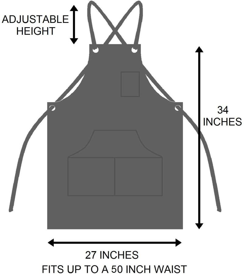 Priti New Luxury Design Apron Work Apron Kitchen Apron Chef Apron Barbecue Apron in Canvas Free Delivered - Image 2