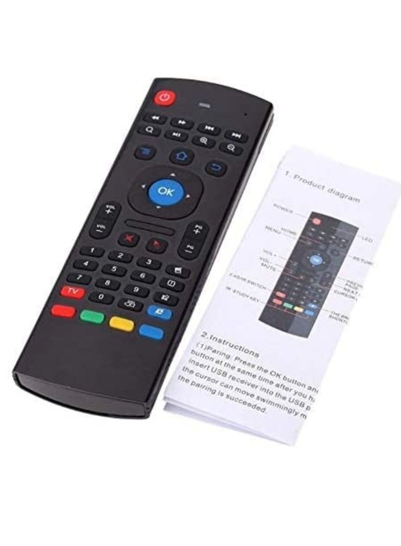 Raxoom MX3 Portable 2.4G Wireless Remote Control Keyboard Controller Air Mouse for Smart TV Android TV box mini PC HTPC - Image 2