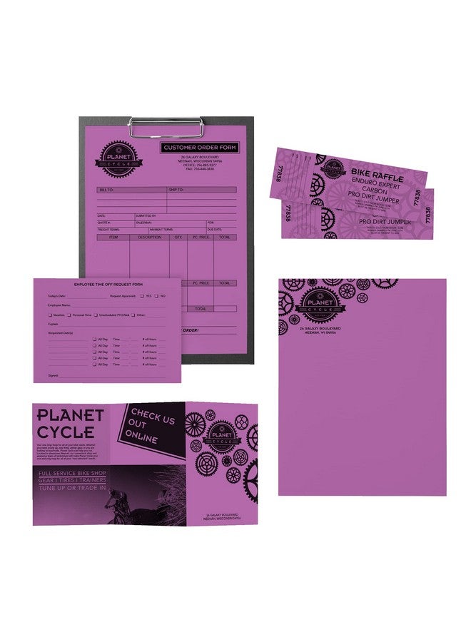 Wausau Astrobrights 24 Writing Paper 500 Count Planetary Purple 8.5 X 11 Inch (21678 ) - Image 4