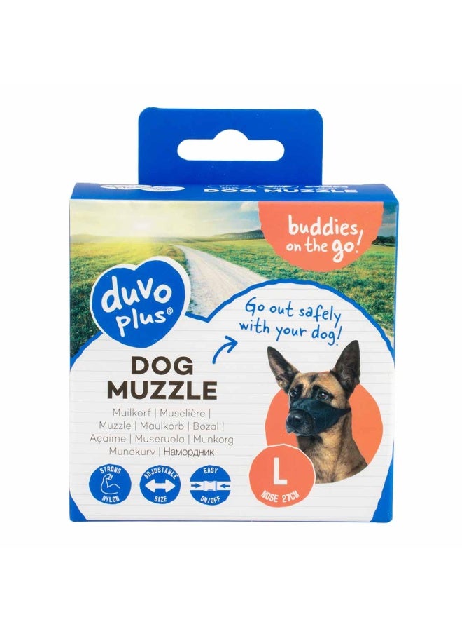 Duvo + Duvo+ Dog Muzzle Nylon[Dimension - 62-90cm] - Image 1
