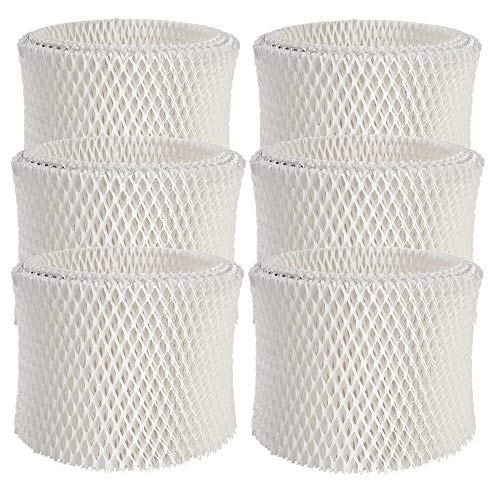 ITidyHome 6-Pack Humidifier Wicking Filters Replacement Compatible for Honeywell HAC-504, HAC-504AW, HCM-350, HCM-300T, HCM-600, HCM-710, HCM-315T Series Humidifiers - Image 1