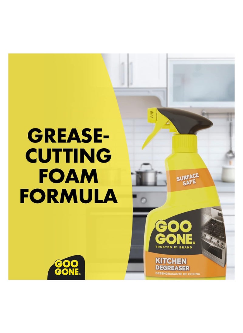 Goo Gone Goo Gone Foaming Kitchen Degreaser 14oz Great For Use On Counters Stoves Range Hoods Pots Pans And Many More  - Image 4