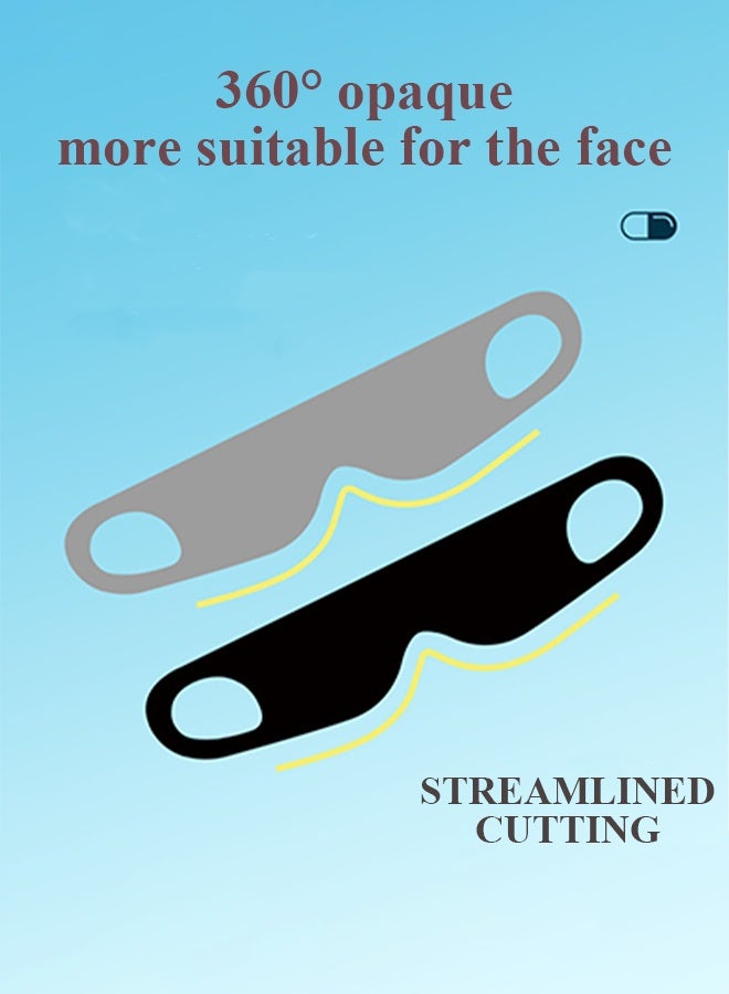 Arabest Small and portable eye mask for sleep, small capsule appearance, easy to carry, fits in the bag, in the pocket, does not take up space - Image 3