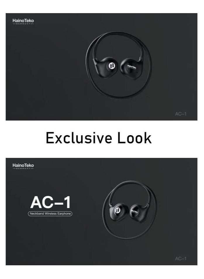 Haino Teko - Haino Teko Germany AC1 Open Ear Bluetooth Wireless Earphone With Super Clear Mic for ios and Android mobiles and Tablets - Image 1