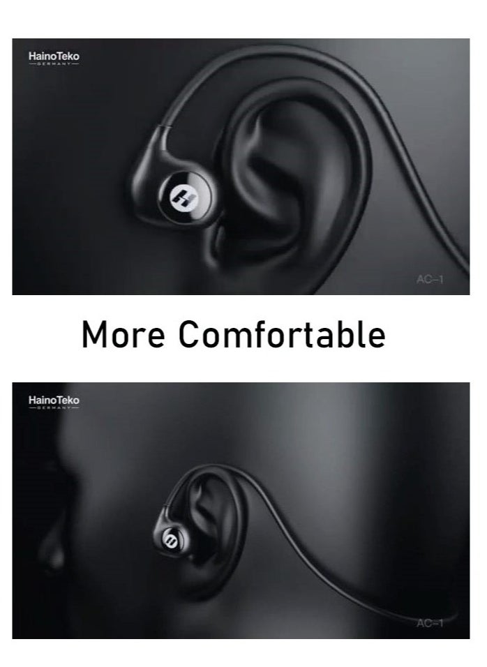 Haino Teko - Haino Teko Germany AC1 Open Ear Bluetooth Wireless Earphone With Super Clear Mic for ios and Android mobiles and Tablets - Image 1