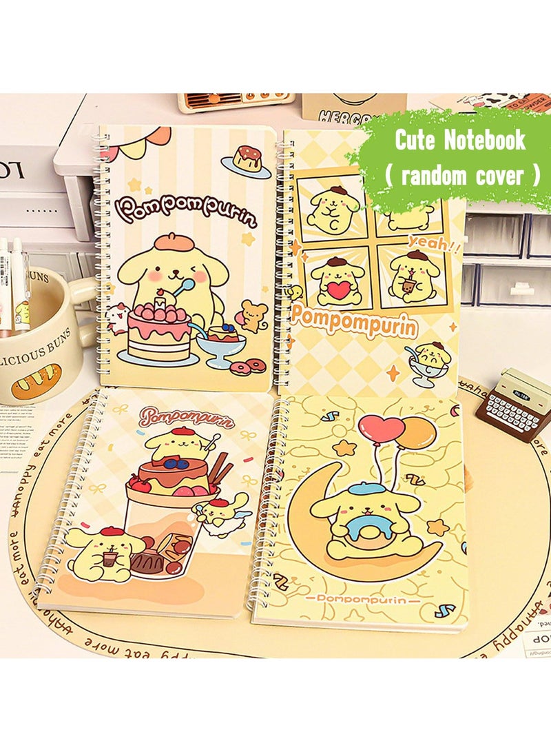 Generic Cute Pompompurin School Supplies Set - Gel Pens, Journal Notebook, 50 Stickers, Pencil Cse, Kawaii Stationery Set, Back to School Gift, Yellow Pompompurin  - Image 4