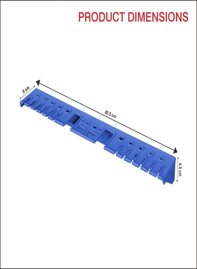 Alkon Tool Tray Tool Holder | Tool Organiser for Workshops | Garage | Factory | Shop | Workstation | DIY, Set of 2, Blue - Image 2
