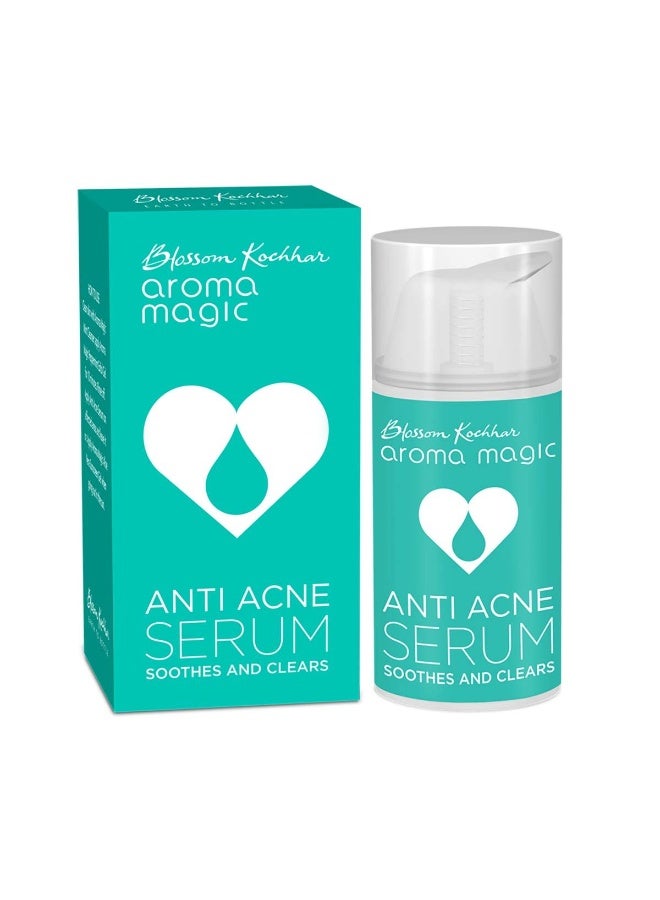 Aroma Magic Anti Acne Serum | Reduces acne, tightens pores, balances pH & oil levels & soothes skin with Orange & rosemary-infused water, glycerin, mangosteen extract, & vitamin E | 30 ml - Image 1