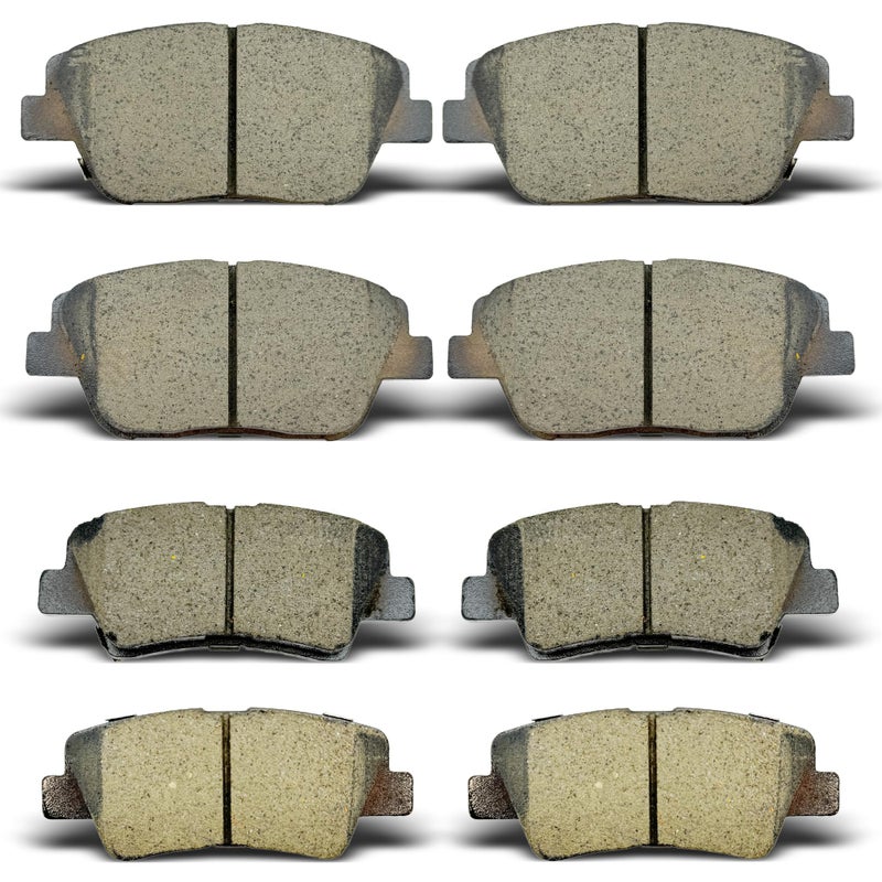 ALADICHE 8pcs Brake Pads Set Ceramic Brake Pads Compatible with 20112014 Hyundai Sonata20112014 Kia Optima