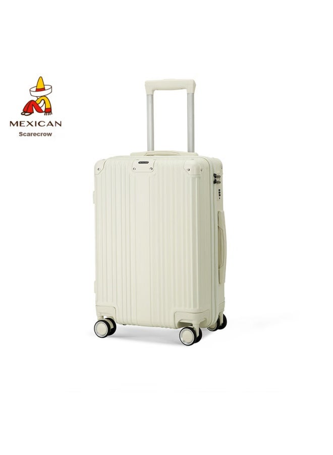 Scarecrow Luggage 26-inch Suitcase For Men And Women, 360-degree Wheels, Trolley Case, Password Lock, Large Capacity Travel Case, Leather Suitcase, Check-in Luggage - Image 5