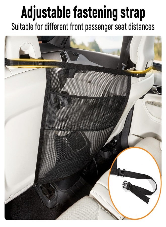 Veitail Dog Car Barrier,Dog Net for Car Divider,Pet Barrier with Mesh Organizer,Universal for Car,SUV,Truck - Image 4