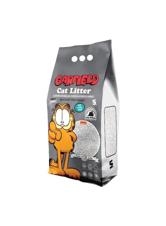 Garfield PET FAN GARFIELD Cat Litter 5Liter Activated Carbon - Image 1