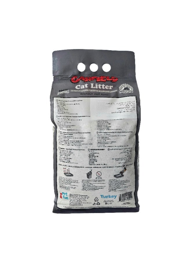 Garfield PET FAN GARFIELD Cat Litter 5Liter Activated Carbon - Image 4