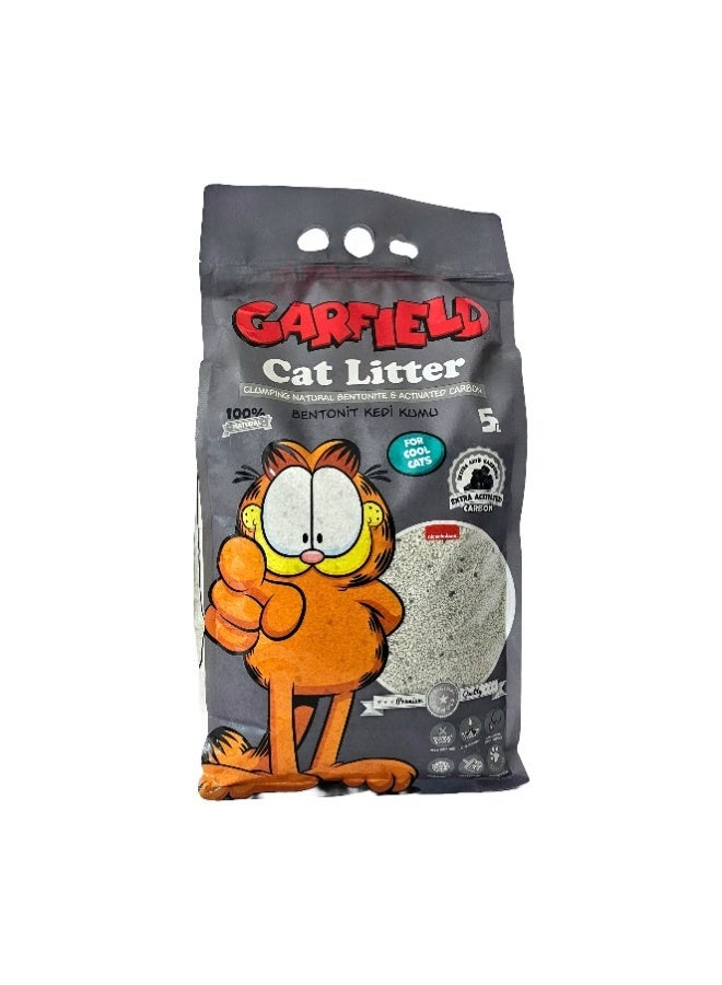 Garfield PET FAN GARFIELD Cat Litter 5Liter Activated Carbon - Image 2