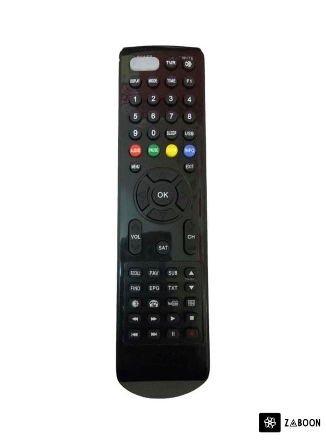 Zaboon TV Remote Control For Starsat Receiver st2000s Black
