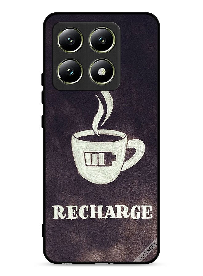 Covernex Xiaomi 14T 5G Protective Case Cover Coffee Recharge - Image 1