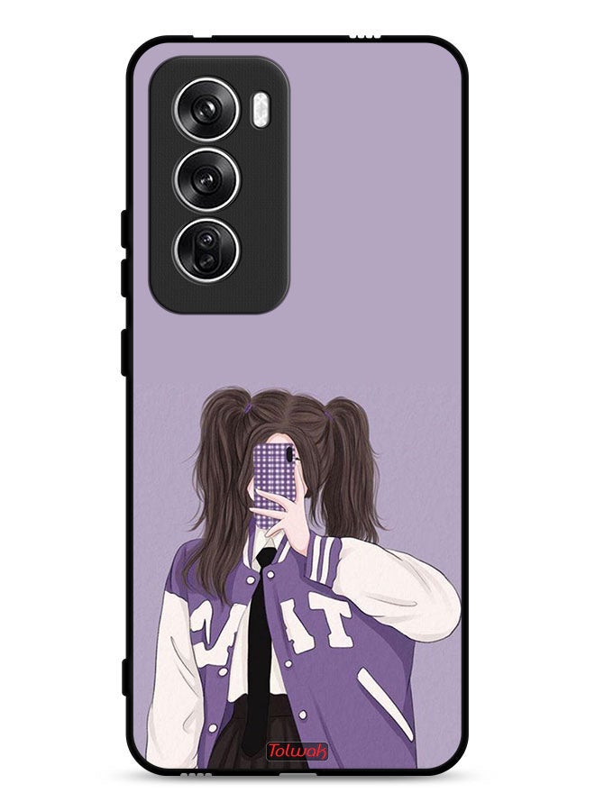 Tolwak Oppo Reno12 5G Protective Case Cover Making Selfie - Image 1