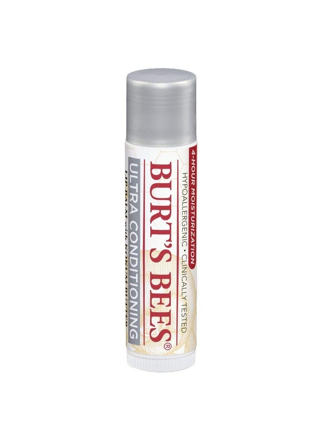 Burt's Bees 100% Natural Moisturizing Lip Balm, Ultra Conditioning with Kokum Butter, Shea Butter & Cocoa Butter - Pack of 1 | 4.25g - Image 2