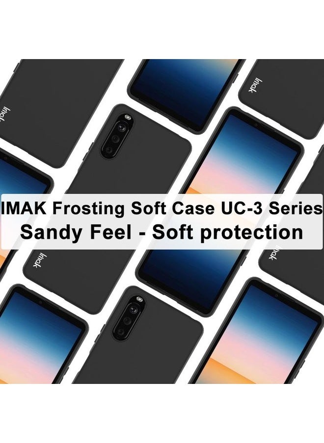 HuHa For Sony Xperia 10 III IMAK UC-3 Series Shockproof Frosted TPU Protective Case(Black)  - Image 5