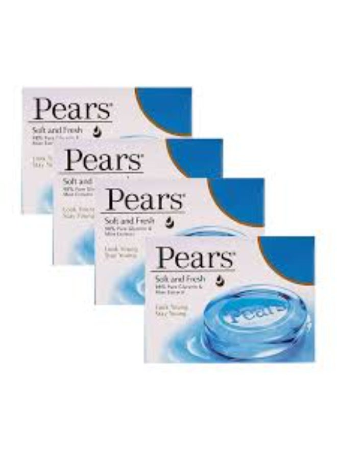 Pears Soap Soft & Fresh 125g X 4Pcs - Image 2