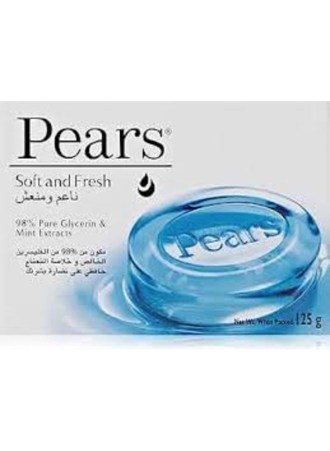 Pears Soap Soft & Fresh 125g X 4Pcs - Image 5