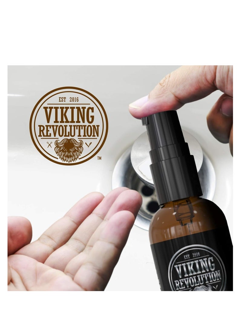 Viking Revolution Pre Shave Oil for Men - Best Shaving Oil with Sandalwood for Safety Razor, Straight Razor - For the Smoothest, Irritation Free Shave  - Image 2