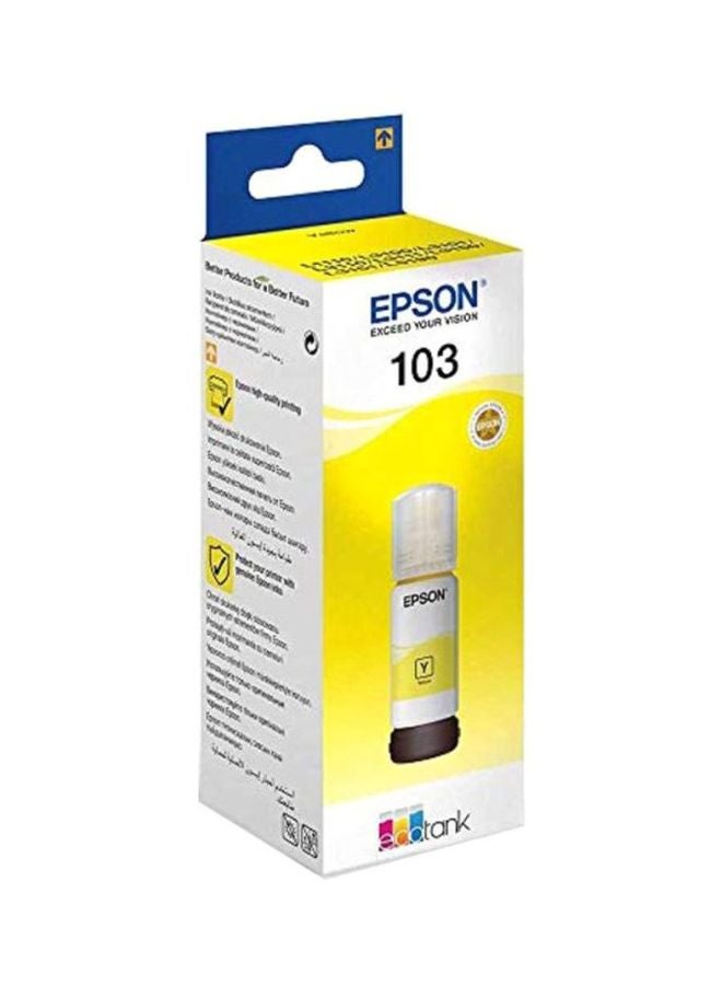 EPSON Original Ink Tank For Printer 65ml 103 Yellow - Image 2