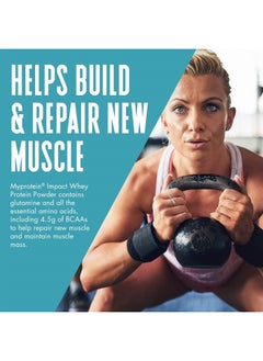 Myprotein Impact Whey Protein Powder, 2.2 Lbs (33 Servings) Unflavored, 22g Protein & 5g BCAA Per Serving, Protein Shake for Superior Performance, Muscle Strength & Recovery, Gluten Free  - Image 2