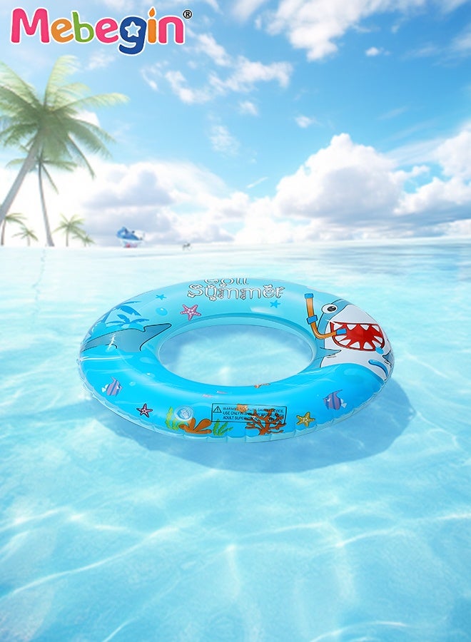 MEBEGIN 4 PCS 80cm Swimming Rings with Cartoon Patterns, Durable Pool Floaties Toys, Unique Inflatable Pool Float, Fun Water Toys, Pool Party Supplies, Suitable for Pools, Beaches, Parties and Water Sports - Image 3