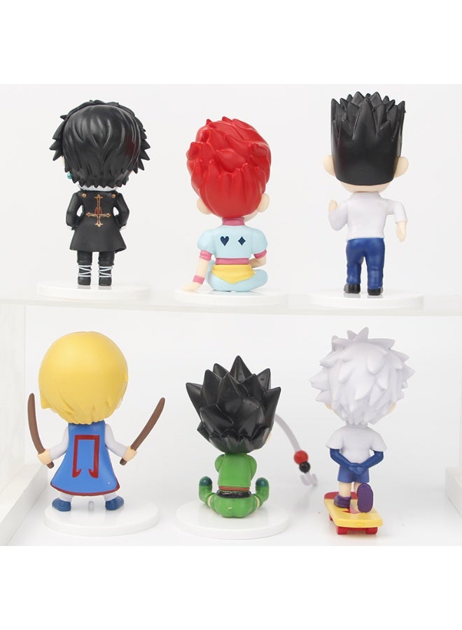6pc Anime HUNTER×HUNTER Action Figure 9-11cm - Image 2