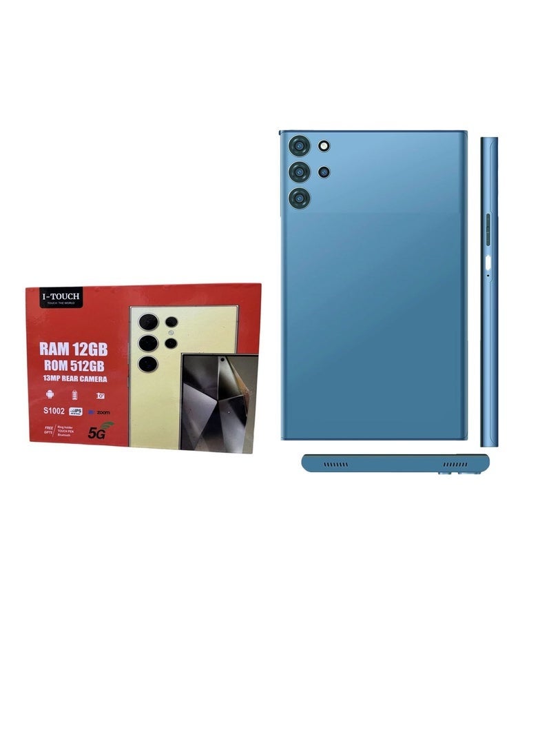 I-TOUCH ITouch Smart Tablet S1002 10.1-Inch Android 13 Tab | 12GB RAM 512GB ROM | Dual SIM 5G LTE + Wi-Fi | MAL400 GPU | With PU Protective Cover | Fast, Stylish Tablet for Study, Gaming & Work – Purple - Image 2