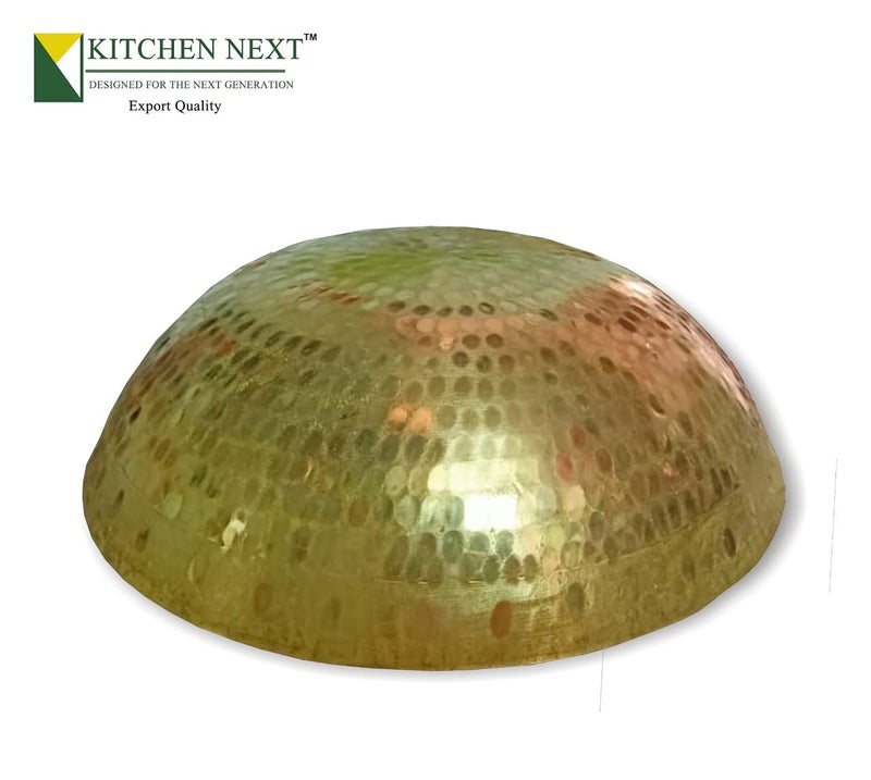 KITCHEN NEXT Handmade KadhaiFrying Pan Pital Kadai Without HandleKarahi Pan for Cooking Serving 1500 ML - Image 3