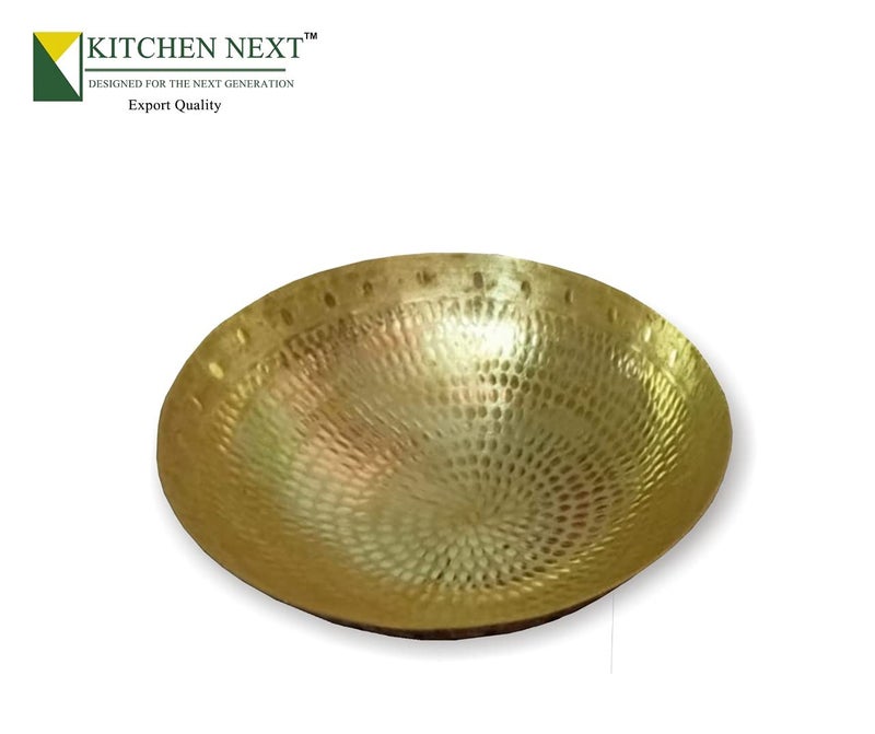 KITCHEN NEXT Handmade KadhaiFrying Pan Pital Kadai Without HandleKarahi Pan for Cooking Serving 1500 ML - Image 2