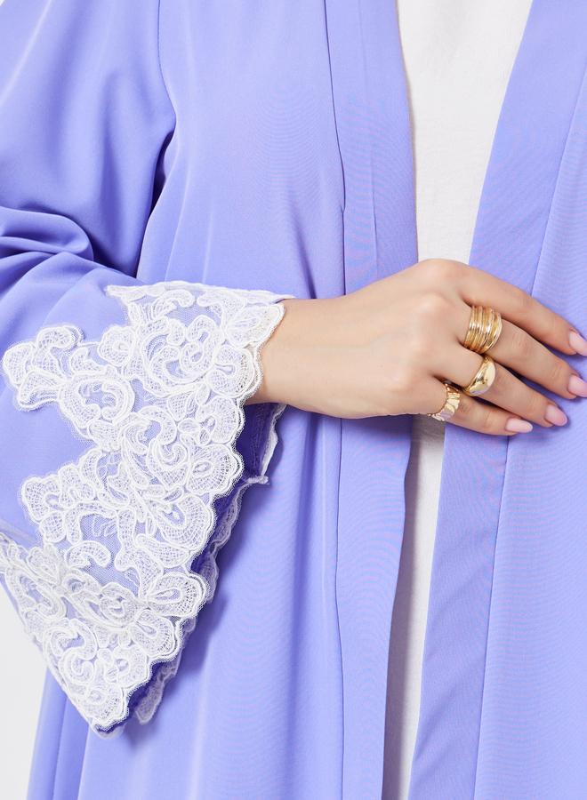 ستايلي عباية بأساور دانتيل - Image 3