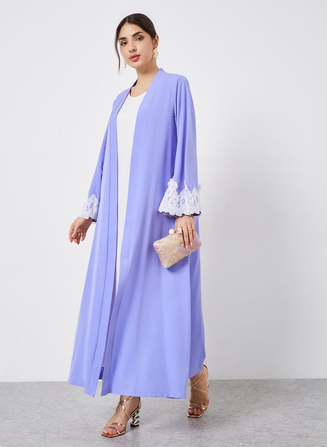 ستايلي عباية بأساور دانتيل - Image 1