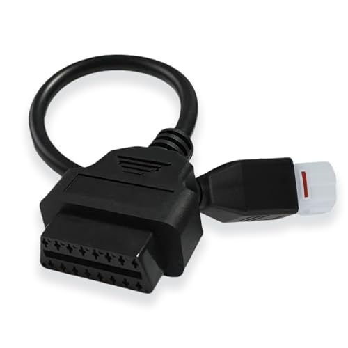 PARANNIC OBD2 Adapter Cable 4 Pin for Ya-Maha Motorcycle, 4 Pin to 16 Pin Connector, Fit for Ya-Maha Bike, Compatible with ELM327 and Other Scanner and Diagnostic Tool - Image 2