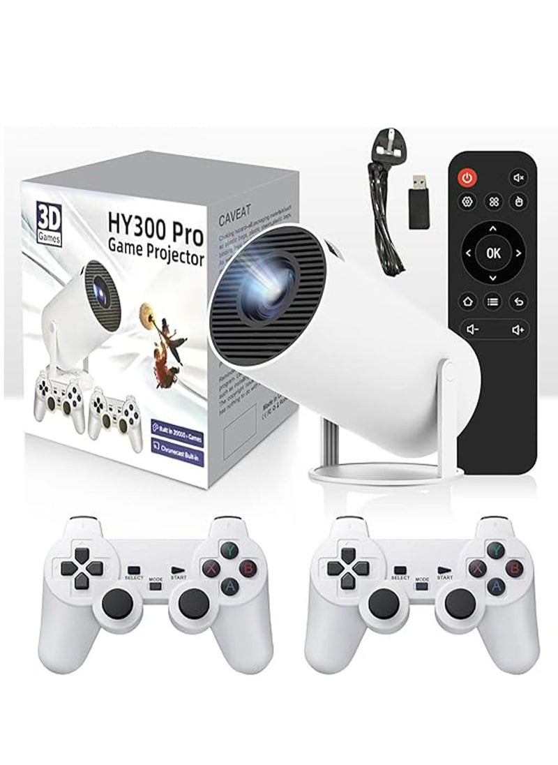 بلو فاير بروجيكتور ذكي بنظام أندرويد 12 - يدعم دقة 4K، أكثر من 10000 لعبة PS5/سويتش، واي فاي 6G وبلوتوث، بروجيكتور سينما محمول للخارج، دقة HD 720P، تخزين 32GB، جوي باد مدمج، مصباح LED بعمر 30000 ساعة، مكبرات صوت سترييو عالية الجودة  - Image 1