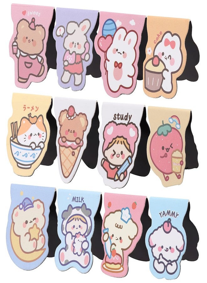 acDesign Magnetic Bookmarks 12Pcs Magnet Bookmark Clips for Kids Women - Image 1