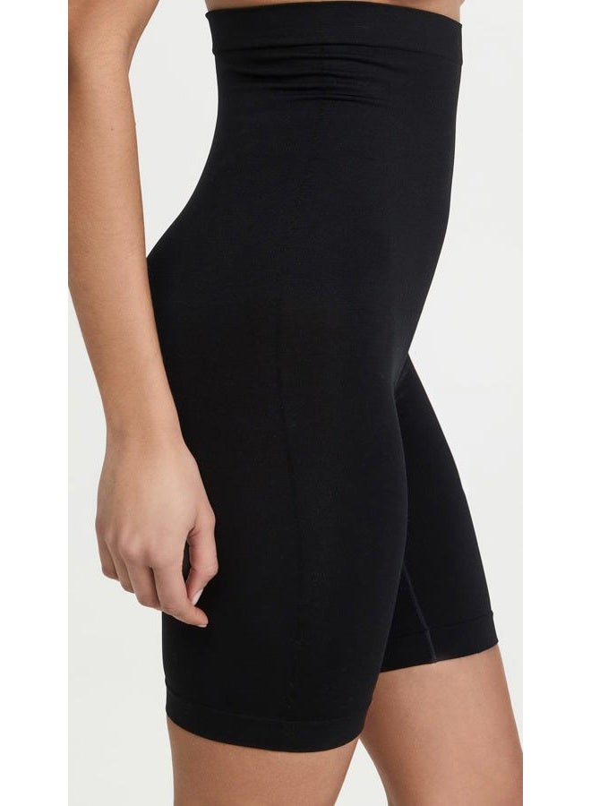 yummie Women's Seamless Solutions High Waist Thigh Shaper, Black, Large-X-Large - Image 4
