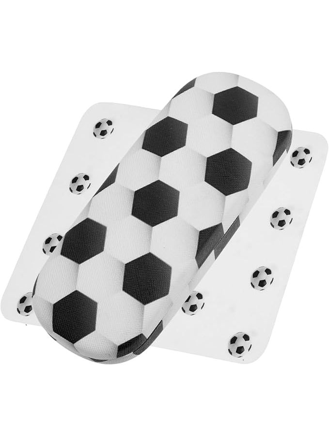 White Soccer Ball Hard Shell Sunglasses Case for Boys Teens - Image 1