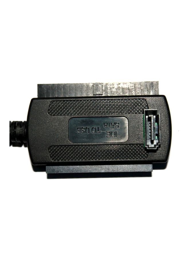 USB 3.0 To SSD/SATA/IDE Hard Drive Converter Cable Black - Image 5