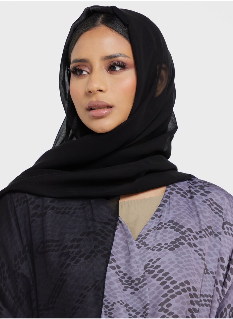 Khizana - Printed Abaya - Image 1