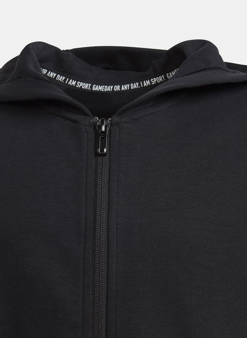 Adidas Future Icons 3 Stripes Full-Zip Hoodie - Image 4