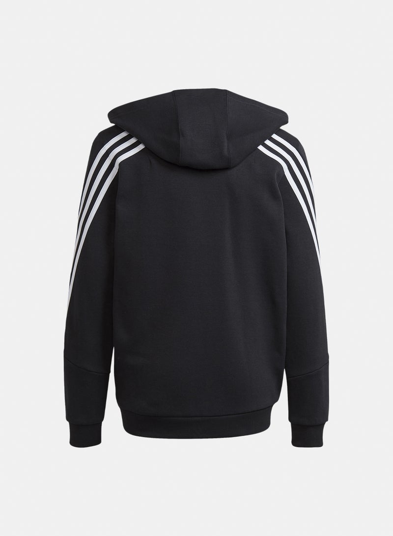 Adidas Future Icons 3 Stripes Full-Zip Hoodie - Image 2