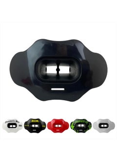 DAMAGE CONTROL Mouth Guard - Youth Mouth Guard That Protect Lips & Teeth - No Boiling Pacifier, Breathable Binky Mouthpiece - Football Mouthpiece - Works with Braces - Helmet Strap Included  - Image 1