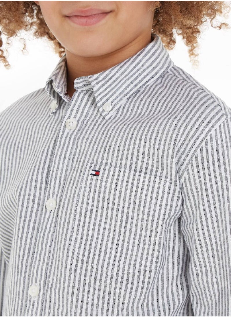 Boys' Essential Ithaca Stripe Archive Casual Shirt, Navy - pzsku/Z190F4FA9E16BA9A91562Z/45/_/1723737227/cea50ab1-007d-4df2-8ce8-96f96486eabd