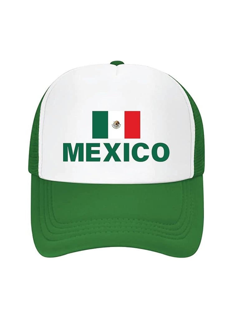 Mexico Sports Cap With Adjustment Plastic Snap Closure For Men And Women - Image 1