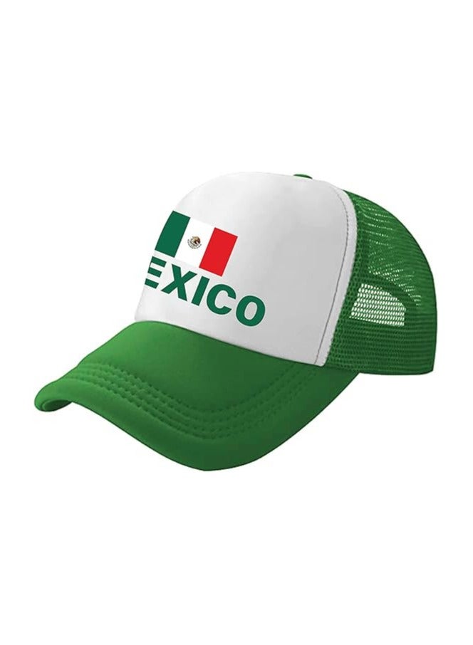 Mexico Sports Cap With Adjustment Plastic Snap Closure For Men And Women - Image 2